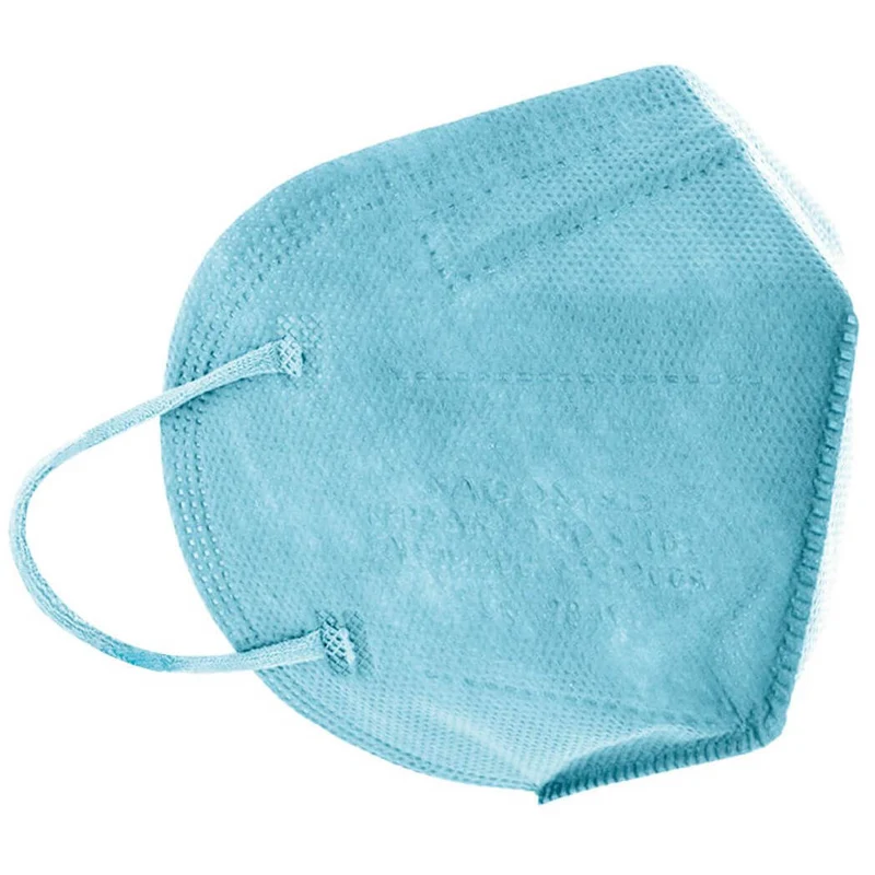 Lot de 5 masques de protection FFP2 bleu ciel (5 pièces)